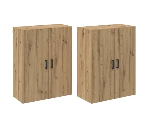 Sienā Uzstādītie Skapji 2 Pcs Amatnieku Ozola 69.5 X 34 X 90 Cm Vidaxl