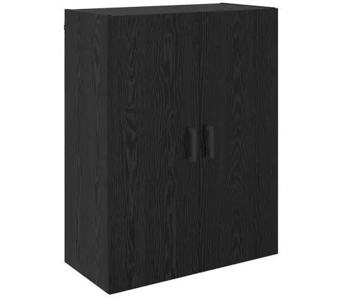 Sieniniai Spintelės 2 Pcs Juoda Ąžuolo 69.5 X 34 X 90 Cm Sieniniai Spintelės 2 Pcs Juoda Ąžuolo 69.5 X 34 X 90 Cm