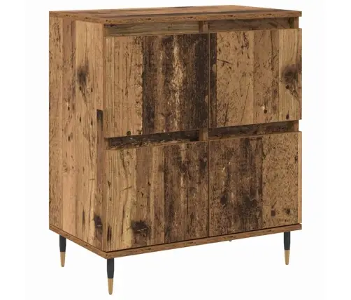 Sānu Skapji 3 Pcs Vecs Koks 180 X 35 X 70 Cm Inženierijas Koks Vidaxl