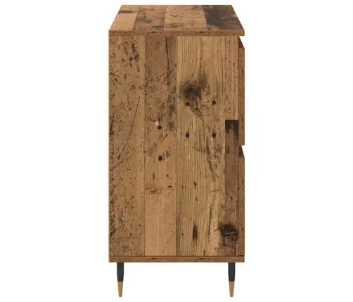 Sānu Skapji 3 Pcs Vecs Koks 180 X 35 X 70 Cm Inženierijas Koks Vidaxl