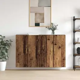 Sienā Uzstādītie Skapji 2 Pcs Vecs Koks 69.5 X 34 X 90 Cm Vidaxl