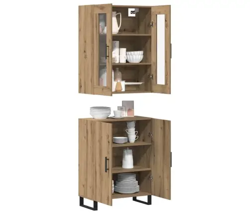 Aukštas Spintelė Artisano Ąžuolo 69,5 X 34 X 180 Cm