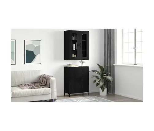 Kõrgushein Must Tamm 69,5 X 34 X 180 Cm Tehispuit