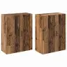 Sieniniai Spintelės 2 Pcs Sena Mediena 69.5 X 34 X 90 Cm