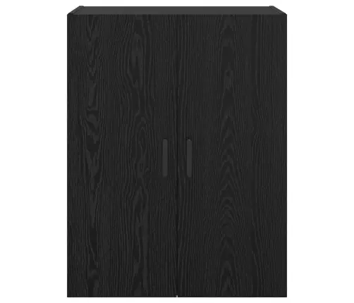 Sieniniai Spintelės 2 Pcs Juoda Ąžuolo 69.5 X 34 X 90 Cm