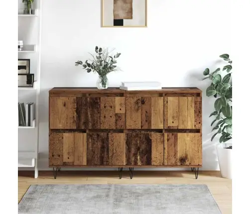 Sānu Skapji 2 Pcs Vecs Koks 120 X 35 X 70 Cm Inženierijas Koks Vidaxl Sānu Skapji 2 Pcs Vecs Koks 120 X 35 X 70 Cm Inženierijas Koks Vidaxl