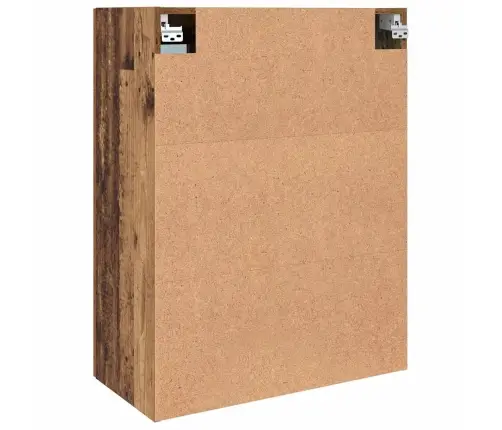 Seinale Kinnitatud Kapid 2 Pcs Vana Puit 69,5 X 34 X 90 Cm