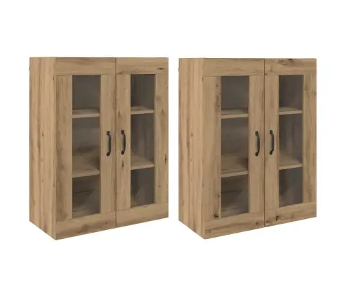 Sienā Uzstādītie Skapji 2 Pcs Amatnieku Ozola 69.5 X 34 X 90 Cm Vidaxl Sienā Uzstādītie Skapji 2 Pcs Amatnieku Ozola 69.5 X 34 X 90 Cm Vidaxl