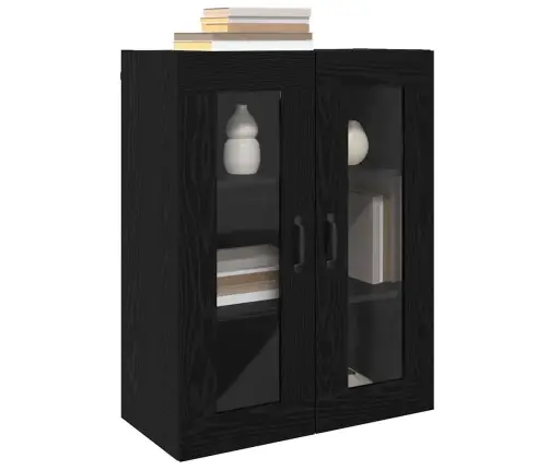 Sieniniai Spintelės 2 Pcs Juoda Ąžuolo 69,5 X 34 X 90 Cm Sieniniai Spintelės 2 Pcs Juoda Ąžuolo 69,5 X 34 X 90 Cm