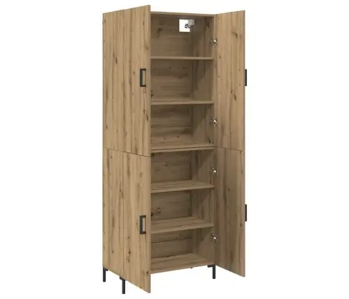 Augstais Skapītis Amatnieku Ozola 69.5 X 34 X 180 Cm Vidaxl