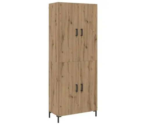 Augstais Skapītis Amatnieku Ozola 69.5 X 34 X 180 Cm Vidaxl
