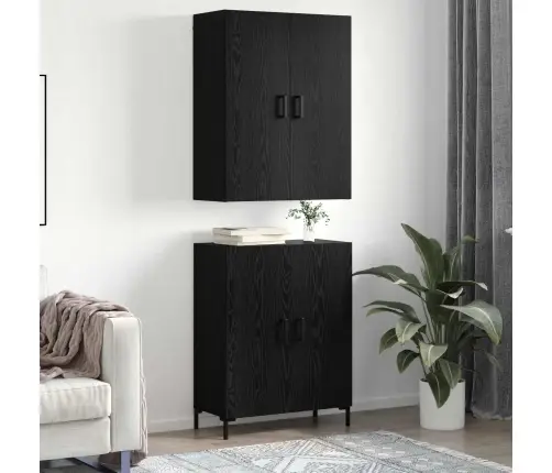 Kõrgushein Must Tamm 69,5 X 34 X 180 Cm Tehispuit