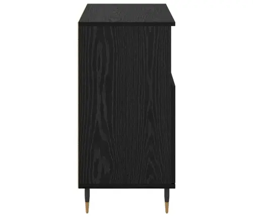 Sānu Skapji 3 Pcs Melns Ozols 180 X 35 X 70 Cm Vidaxl