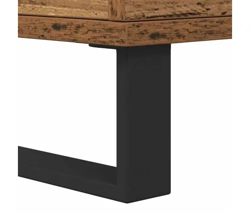 Kappide Külgedel 2 Pcs Vana Puit 120 X 35 X 70 Cm Tehispuit