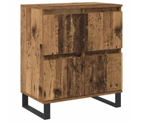 Kappide Külgedel 2 Pcs Vana Puit 120 X 35 X 70 Cm Tehispuit