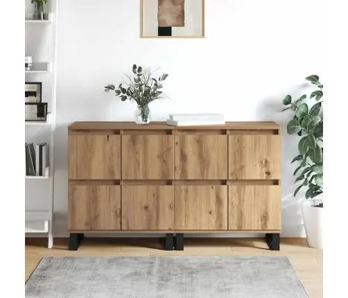 Sānu Skapji 2 Pcs Amatnieku Ozola 120 X 35 X 70 Cm Vidaxl