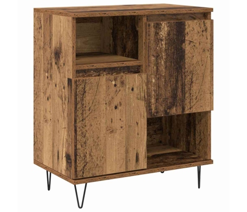 Šoninės Lentynos 2 Pcs Sena Mediena 120 X 35 X 70 Cm