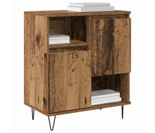 Kappide Külgedel 2 Pcs Vana Puit 120 X 35 X 70 Cm Tehispuit