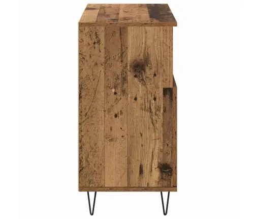 Kappide Külgedel 2 Pcs Vana Puit 120 X 35 X 70 Cm Tehispuit