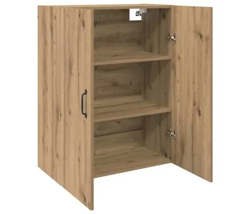 Seinale Kinnitatud Kapid 2 Pcs Käsitöötamm 69.5 X 34 X 90 Cm