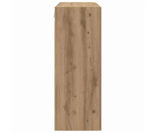 Seinale Kinnitatud Kapid 2 Pcs Käsitöötamm 69.5 X 34 X 90 Cm