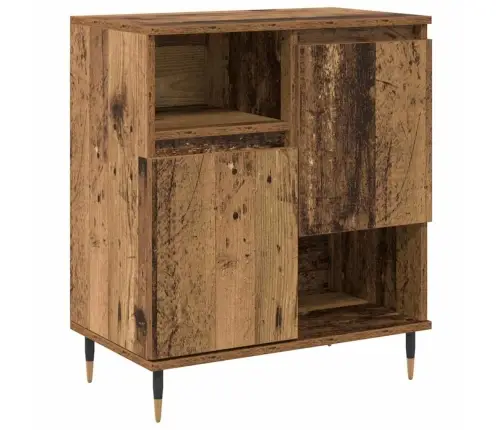 Sānu Skapji 2 Pcs Vecs Koks 120 X 35 X 70 Cm Inženierijas Koks Vidaxl