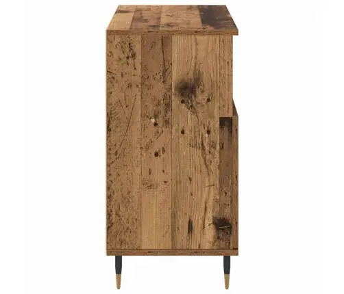 Sānu Skapji 2 Pcs Vecs Koks 120 X 35 X 70 Cm Inženierijas Koks Vidaxl