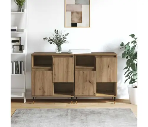 Sānu Skapji 2 Pcs Amatnieku Ozola 120 X 35 X 70 Cm Vidaxl