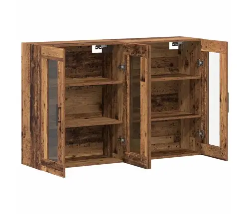 Sieniniai Spintelės 2 Pcs Sena Mediena 69,5 X 34 X 90 Cm