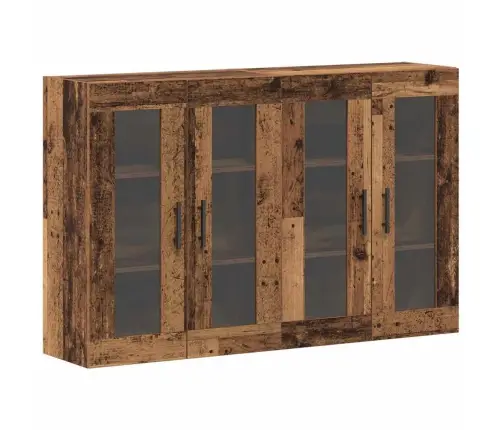 Sieniniai Spintelės 2 Pcs Sena Mediena 69,5 X 34 X 90 Cm