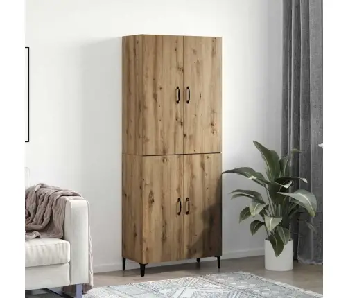 Augstais Skapītis Amatnieku Ozola 69.5 X 34 X 180 Cm Vidaxl