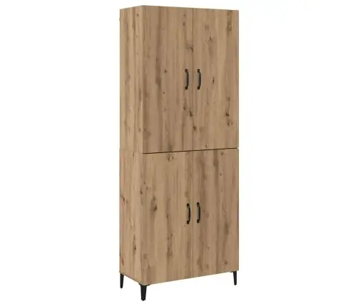 Augstais Skapītis Amatnieku Ozola 69.5 X 34 X 180 Cm Vidaxl