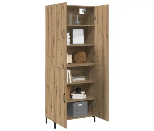 Augstais Skapītis Amatnieku Ozola 69.5 X 34 X 180 Cm Vidaxl