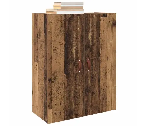Sienā Uzstādītie Skapji 2 Pcs Vecs Koks 69.5 X 34 X 90 Cm Vidaxl