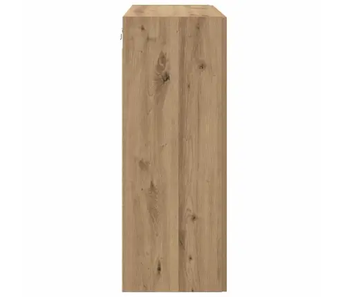 Seinale Kinnitatud Kapid 2 Pcs Käsitöötamm 69.5 X 34 X 90 Cm