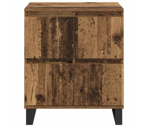 Sānu Skapji 3 Pcs Vecs Koks 180 X 35 X 70 Cm Inženierijas Koks Vidaxl