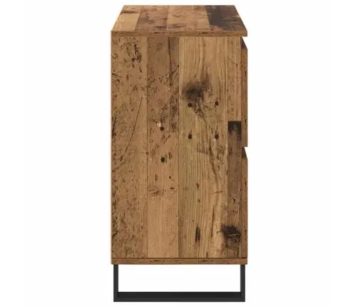 Sānu Skapji 3 Pcs Vecs Koks 180 X 35 X 70 Cm Inženierijas Koks Vidaxl