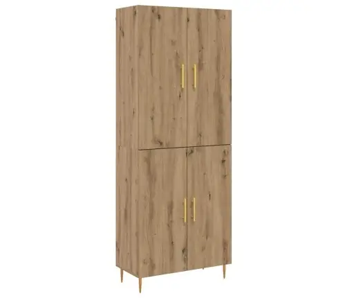 Augstais Skapītis Amatnieku Ozola 69.5 X 34 X 180 Cm Vidaxl