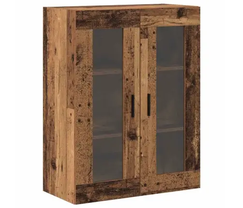 Sienas Skapji 2 Gab. Vecs Koks 69,5 X 34 X 90 Cm Izstrādāti No Inženieru Koka. Vidaxl