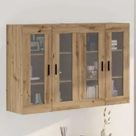 Sienā Uzstādītie Skapji 2 Pcs Amatnieku Ozola 69,5 X 34 X 90 Cm Vidaxl