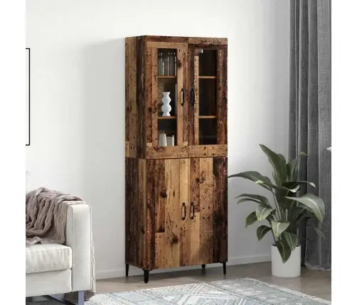 Kõrgushein 2 Pcs Vana Puit Tehispuit