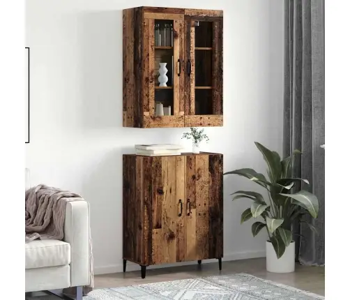 Kõrgushein 2 Pcs Vana Puit Tehispuit