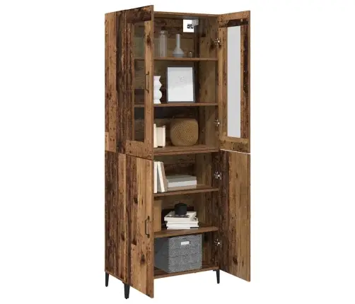 Kõrgushein 2 Pcs Vana Puit Tehispuit