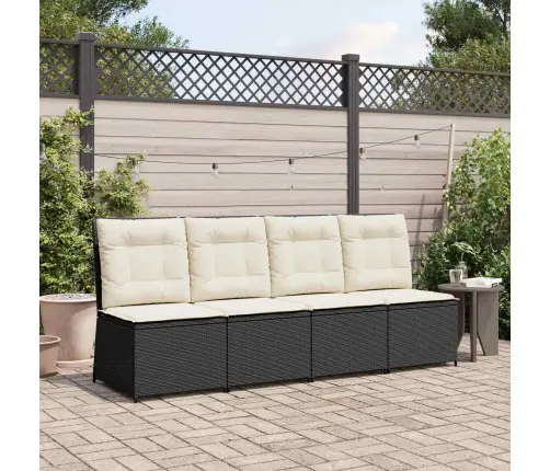 Aia Diivan Padjaga Must Ja Kreemvalge Polürotang