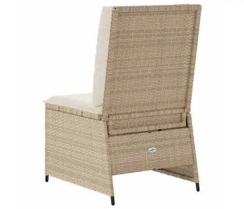 Sodo Sofa Su Pagalve Juoda Ir Kreminė Balta Poliratanas