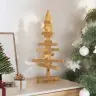 Koka Ziemassvētku Koks Ar Statīvu Brūna 60 Cm Priedes Masīvkoks Vidaxl