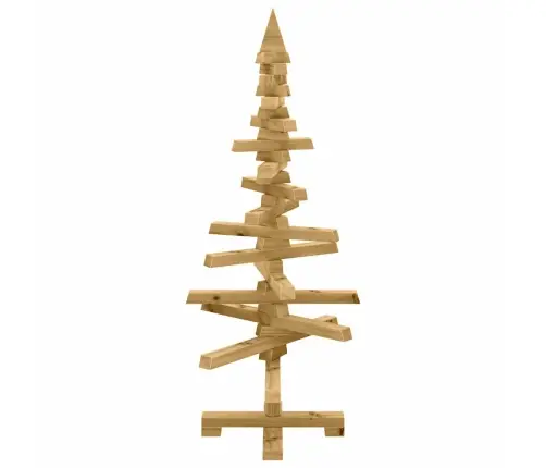 Koka Ziemassvētku Koks Ar Statīvu Brūna 90 Cm Priedes Masīvkoks Vidaxl