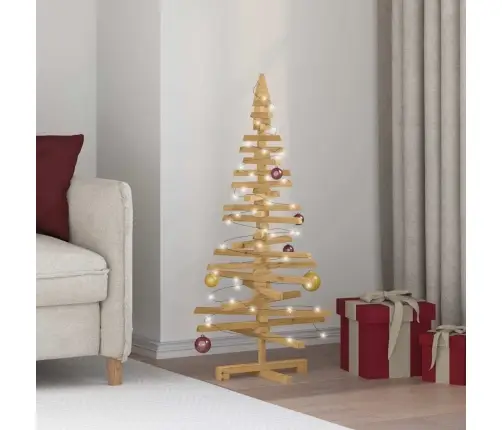 Koka Ziemassvētku Koks Brūna 120 Cm Priedes Masīvkoks Vidaxl Koka Ziemassvētku Koks Brūna 120 Cm Priedes Masīvkoks Vidaxl