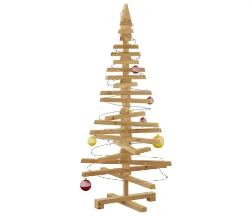 Koka Ziemassvētku Koks Brūna 120 Cm Priedes Masīvkoks Vidaxl Koka Ziemassvētku Koks Brūna 120 Cm Priedes Masīvkoks Vidaxl