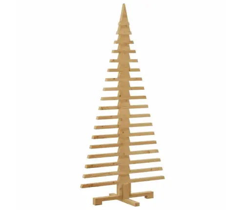 Puidust Jõulupuu Koos Alusega Pruun 150 Cm Männipuit